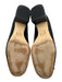 Michael Kors Shoe Size 9.5 M Black Patent Leather Gold Detail Block Heel Shoes Black / 9.5 M