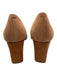 Marc Fisher Shoe Size 9.5 Tan Brown Leather Upper Suede Pointed Almond Toe Pumps Tan Brown / 9.5