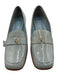 Frances Valentine Shoe Size 9.5 Mint Blue Leather Upper Patent Loafers Mint Blue / 9.5