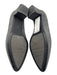 Aquatalia Shoe Size 9.5 Dark Gray Leather Upper Suede Round Almond Toe Pumps Dark Gray / 9.5