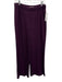St. John Collection Size 8 Maroon Purple Missing Fabric Tag Knit Wide Leg Pants Maroon Purple / 8