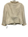 Sara Campbell Size L/10 Cream White & Gold Cotton Blend Tweed Dress Set Cream White & Gold / L/10