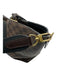 Louis Vuitton Brown Leather Gold hardware Monogram Damier Bag Brown / L