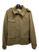 Isda & Co Size L Olive Green Wool Blend Button 3 Pocket Field Style Jacket Olive Green / L