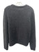 COS Size L Gray Wool Blend Crew Neck Ribbed Trim Sweater Gray / L