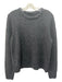 COS Size L Gray Wool Blend Crew Neck Ribbed Trim Sweater Gray / L