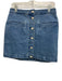 Avec Les Filles Size 6 Medium Wash Cotton Blend Denim Sleeveless Mini Skirt Set Medium Wash / 6