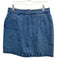 Avec Les Filles Size 6 Medium Wash Cotton Blend Denim Sleeveless Mini Skirt Set Medium Wash / 6