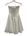 Philosophy di Lorenzo Serafini Size 2 White Polyester Strapless Boned Dress White / 2