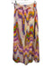 Marie Oliver Size XXS Pink, Blue, Multi Abstract Wrap Midi Skirt Pink, Blue, Multi / XXS