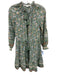 Veronica Beard Size XS Green, Blue, Orange Tassel Tie Floral Above Knee Dress Green, Blue, Orange / XS
