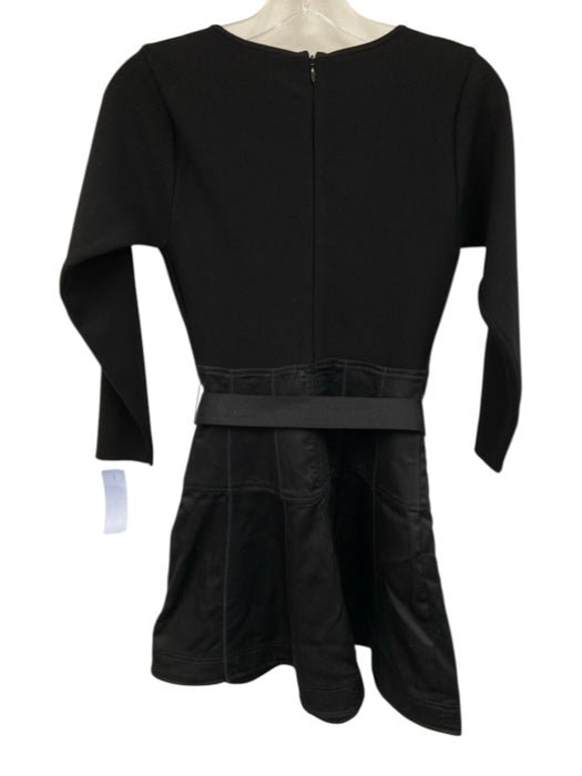 Ulla Johnson Size 00 Black Lyocell blend Knit Paneled Above knee A line Dress Black / 00