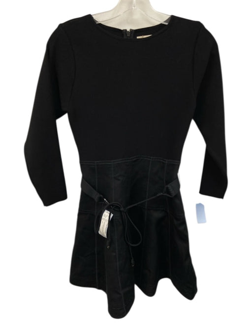 Ulla Johnson Size 00 Black Lyocell blend Knit Paneled Above knee A line Dress Black / 00