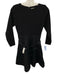 Ulla Johnson Size 00 Black Lyocell blend Knit Paneled Above knee A line Dress Black / 00