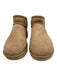 Ugg Shoe Size 6 Light Tan Suede Shearling Pull On Short Booties Light Tan / 6
