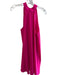 Amanda Uprichard Size Large Hot pink Polyester Sleeveless High Neck Dress Hot pink / Large