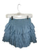 Love The Label Size S Light Blue Cotton Smocked Tiered Mini Skirt Light Blue / S
