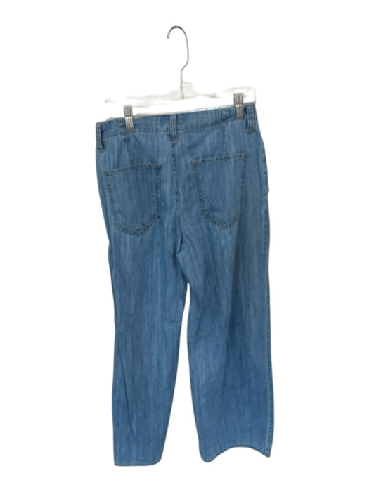 Banana Republic Size 27 Med Light Wash Cotton High Waist Wide Leg Jeans Med Light Wash / 27