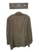 H. Stockton Size 45 Cream & Brown Wool Chevron 2 Button Sport Coat Men's Jacket Cream & Brown / 45
