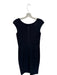 Magaschoni Size 4 Navy Sleeveless Back Zip Midi Dress Navy / 4