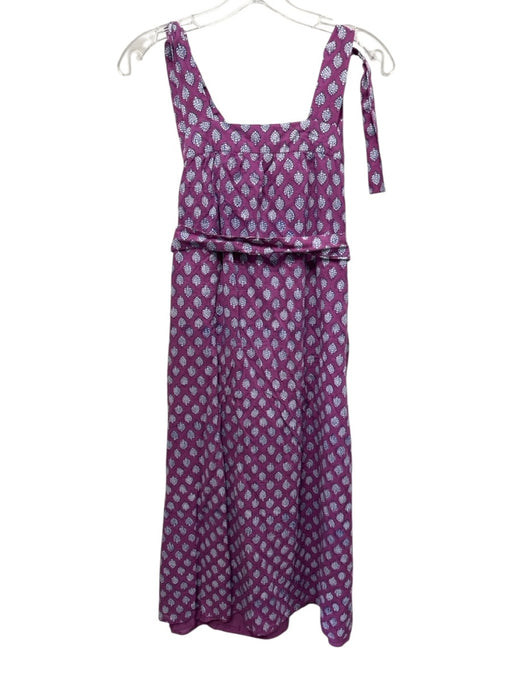 India Collection Emerson Fry Size Medium Pink, Blue, White Cotton Dress Pink, Blue, White / Medium