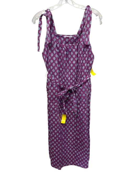 India Collection Emerson Fry Size Medium Pink, Blue, White Cotton Dress Pink, Blue, White / Medium