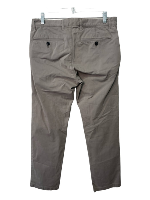 Theory Size 31 Gray Synthetic Solid Khakis Men's Pants 31
