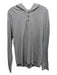 Vince Size M Light Gray Cotton Blend Solid Hoodie Men's Long Sleeve Shirt M