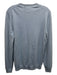 Boss Size M Light blue Merino Wool Solid V Neck Men's Sweater M