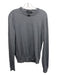 Bloomingdale's Size M Gray Merino Wool Solid Crew Men's Sweater M