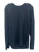 Lululemon Size Est M Navy Blue Solid Athleisure Men's Long Sleeve Shirt Navy Blue / Est M