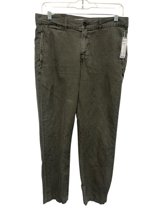 Billy Reid Size 30 Olive Green Cotton Solid Men's Pants Olive Green / 30
