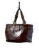 Coach Brown Leather Square Gold Hardware shoulder bag Bag Brown / M