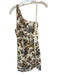 Sir. Size 2 Cream & Brown Linen Side Zip Flowers Dress Cream & Brown / 2