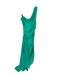 A.L.C. Size 0 Green Polyester One Shoulder Side Cut Outs Rouched Maxi Gown Green / 0