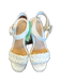 Veronica Beard Shoe Size 7 White & Beige Espadrille Braided Ankle Strap Wedges White & Beige / 7