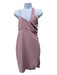 NBD x Naven Size M Muted Lilac Polyester Side Cut Out Back Zip Midi Dress Muted Lilac / M