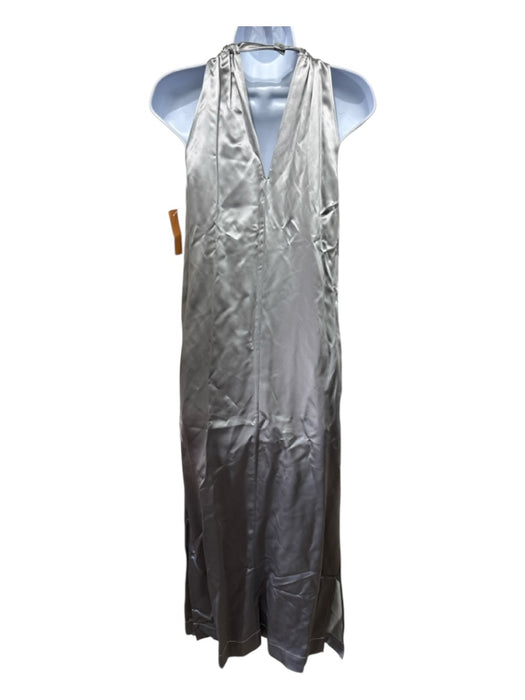 Lou Lou Studio Size Small Silver Gray Silk Satin Sleeveless Sheath Dress Silver Gray / Small