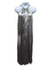 Lou Lou Studio Size Small Silver Gray Silk Satin Sleeveless Sheath Dress Silver Gray / Small