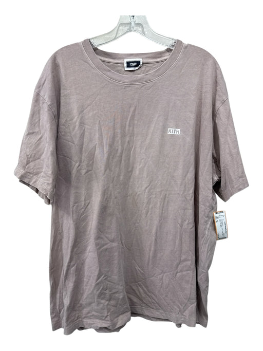 Kith Size XL Light Pink Cotton Solid T shirt Crew Men's Short Sleeve Light Pink / XL