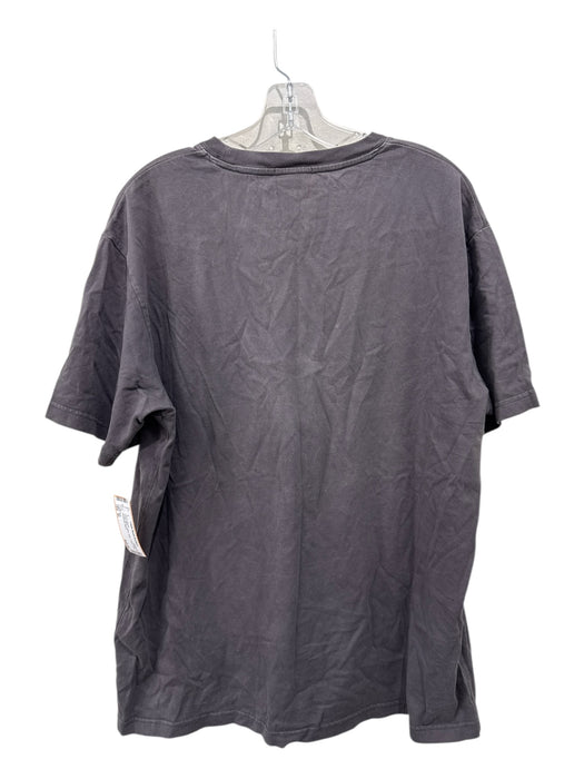 Kith Size XL Faded Black Cotton Solid T shirt Crew Men's Short Sleeve Faded Black / XL