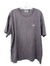 Kith Size XL Faded Black Cotton Solid T shirt Crew Men's Short Sleeve Faded Black / XL