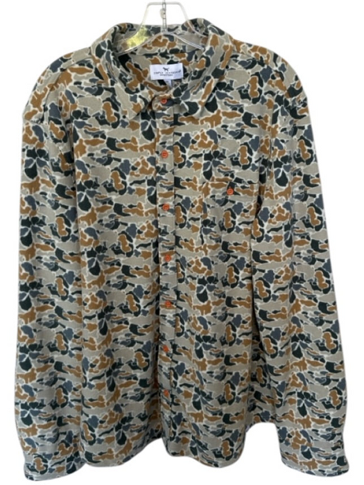 Simply Southern Size XL Multi Polyester Blend Collar Button Down Splatter Jacket Multi / XL