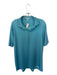 Peter Millar Size L Tortoise Polyester Blend Collar Half Button Golf Men's Polo Tortoise / L