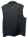 Orvis Size L Dark Grey Nylon Blend Zip Pockets Neon Detial Zip Up Men's Vest Dark Grey / L