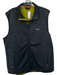 Orvis Size L Dark Grey Nylon Blend Zip Pockets Neon Detial Zip Up Men's Vest Dark Grey / L