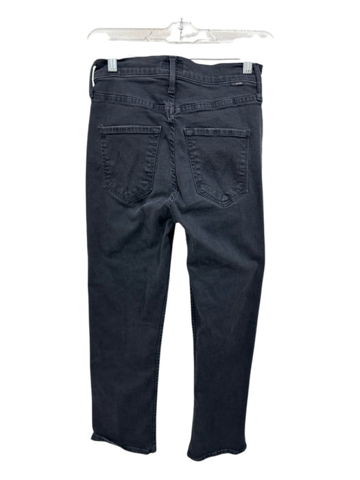 Mother Size 24 Faded Black Cotton Denim High Rise 5 Pocket Jeans Faded Black / 24