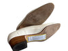 Sylvia Fiorentina Shoe Size 7.5 Off White Leather Closed toe Almond Toe Shoes Off White / 7.5