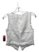 Kourt Size 0 White Linen Sleeveless Lace Trim Bow Detail Corset Top White / 0