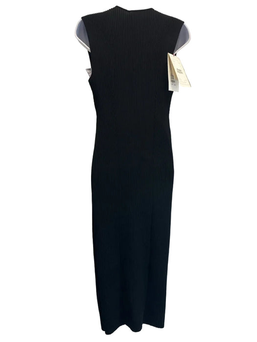 Alexander McQueen Size XL Black Viscose & Polyamide Sleeveless Cutout Dress